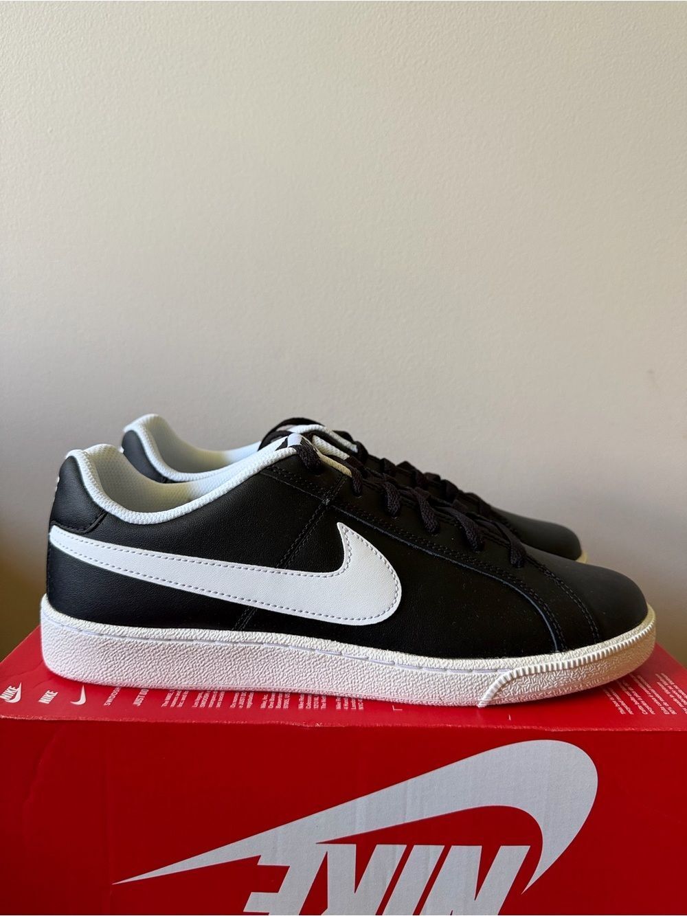 Nike Court Royale Black White 749747-010 Men’s Size 12